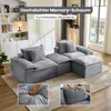 Schlafsofa Modulares Schlafsofa, 2-Sitzer Wohnzimmer Sofa Produktbild-Vorschau 4