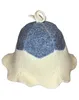 Cappello da sauna "Fiore" per donna in feltro di lana 100%, Anteprima dell’immagine prodotto 2