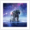 Poster - Poster ohne Rahmen - Kosmonaut Weltraum - 40x40 cm Produktbild-Vorschau 1