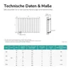Radiatore a pannello design, modello EMKE, piatto, Anteprima dell’immagine prodotto 7