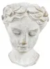 Vaso da fiori Clayre & Eef Testa 11x17 cm Pietra grigia Anteprima dell’immagine prodotto 1