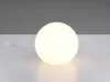 Kleine LED Tischlampe mit Glaskugel Weiß, dimmbare Produktbild-Vorschau 3