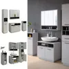 Badmöbel-Set Vicco Beatrice Grau 4 Teile, Model 40207 Produktbild-Vorschau 2