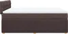 vidaXL Boxspringbett mit Matratze Dunkelbraun 140x190 cm Produktbild-Vorschau 7