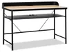 Hariyang - Scrivania in metallo con ripiano in legno 120x50 Anteprima dell’immagine prodotto 1