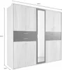 Drehtürenschrank Taiga Kleiderschrank 225x58x210cm weiß Produktbild-Vorschau 2