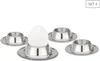 WEIS Eierbecher 4-tlg., stapelbar, rostfrei, Höhe: 40 mm, Voir les images du produit 3