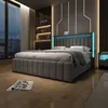 Boxspringbed 160x200 cm met LED-verlichting, 3 USB-poorten Productafbeelding-voorbeeld 13