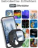 Smartwatch Damen Herren mit Telefonfunktion Pulsmesser, Produktbild-Vorschau 6