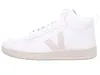 Veja V-15 Leather Extra White Natural – High Top Sneaker Produktbild-Vorschau 3