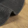 vidaXL Teppich IZA Kurzflor Skandi-Stil Anthrazit Ø 120 cm Produktbild-Vorschau 6