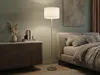 Design vloerlamp Series 4611 mat chroom met witte lampenkap Productafbeelding-voorbeeld 12