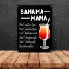 Metallschild XXL in 28x38 cm mit Cocktailrezept für Bahama Produktbild-Vorschau 4