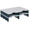 styro Aufbaueinheit styrodoc duo 4 Fächer schwarz/grau Produktbild-Vorschau 5