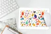 MuchoWow® Mauspad Mousepad Obst - Weiß - Pastell - Pflanzen Produktbild-Vorschau 6