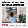 tesa Fliegengitter Insektenschutz Tür ohne bohren Alu FALT Produktbild-Vorschau 3