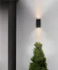 TRANGO 8011-SA IP44 Alu Up & Down Wandlampe in Eckig Produktbild-Vorschau 6