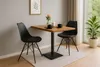 Bistrotisch Baumkante massiv 80 x 60 cm Akazie natur Produktbild-Vorschau 3