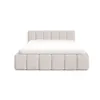 A bed with a mattress on a white background. Produktbild-Vorschau