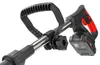 Close-up of the handle and battery of a cordless edge trimmer. Podgląd zdjęcia produktu