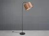 Große LED Stehlampe mit Stoffschirm Leopardenmuster - Produktbild-Vorschau 6