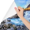 Muralo Vlies Fototapete WASSERFALL Herbstbäume Landschaft Produktbild-Vorschau 5