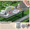 GOPLUS Picknicktisch Set, Campingtisch Biertisch für 6-8 Produktbild-Vorschau 3