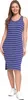 MORAJ Damen-Kleid, gerade, gestreift, mit Schlitzen, für Produktbild-Vorschau 3