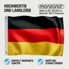 MONZANA® Bandiera Germania Nazionale 150x90cm Occhielli in Anteprima dell’immagine prodotto 2