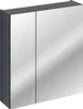Szafka Łazienkowa Z Lustrem 60 Cm 2 Drzwi Niebieski Indigo Podgląd zdjęcia produktu 1