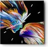 Wanduhr - Quadrat - Glasuhr - Abstraktion modern - 30x30cm Produktbild-Vorschau 1
