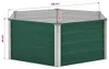 vidaXL Podwyższone łóżko 129 x 129 x 46 cm Stal ocynkowana Podgląd zdjęcia produktu 5