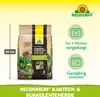 A bag of Neudorff cactus and succulent soil with marketing information and icons. Produktbild-Vorschau