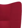 vidaXL Relaxační křeslo vínově červený samet - Křeslo Náhled obrázku produktu 6