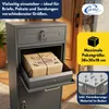 Coemo Briefkasten mit Paketfach aus Metall, verschließbar Produktbild-Vorschau 6