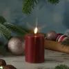 LED Stumpenkerze MIA - Echtwachs - realistische 3D Flamme - Produktbild-Vorschau 6