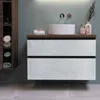 Klebefolie Möbel 45x25 cm - Marmor Weiß Matt - Produktbild-Vorschau 5