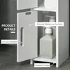 Kleankin Badezimmer-Säulenschrank, hoher Toilettenschrank Produktbild-Vorschau 5