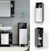 Vicco Midischrank Fynn, 30 x 95 cm, Anthrazit/Weiß Produktbild-Vorschau 2