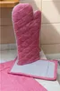 Home Elements Küchenhandschuh und Matte beige und rot Produktbild-Vorschau 5