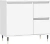 vidaXL Badschrank Weiß 65x33x60 cm Holzwerkstoff Produktbild-Vorschau 1