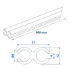 Tenda doppia 80 cm - set da 3 pz Anteprima dell’immagine prodotto 9