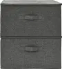 vidaXL Úložné boxy 2 ks látka 43x34x23 cm antracit Náhľad obrázku produktu 2