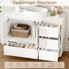 Waschbeckenunterschrank, Badezimmerschrank mit 4 Schubladen Produktbild-Vorschau 3