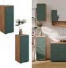 Mobile midi Vicco Irma Quercia verde/oro 30 x 81 cm con 1 Anteprima dell’immagine prodotto 2