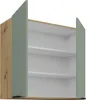 Meuble haut de cuisine LUNARA - largeur 80 cm, vert / chêne Voir les images du produit 2