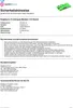 A product safety information sheet for a Raspberry Pi Compute Module 5 IO Board, with a small image of the product at the top right. Produktbild-Vorschau