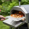 Łopatka do pizzy z otworem - Aluminium - 32 x 32 cm - Podgląd zdjęcia produktu 2