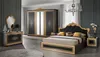 Barock Schlafzimmer Set Anette in Schwarz / Gold Produktbild-Vorschau 1