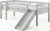 Halbhochbett Pip mit Rutsche 90 x 200 Kiefer - weiß Produktbild-Vorschau 6